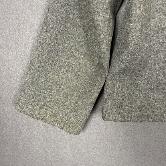 Tommy Hilfiger Jacket Men's XL Heather Gray Mock Neck Full Zip Textured Outdoor - Picture 10 of 16